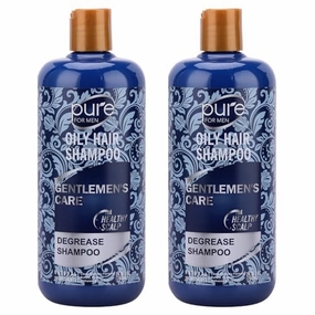 Men's Shampoo for Oily Hair. Gentlemen's Daily Shampoo for Full & Strong Hair. Natural Oily Hair Shampoo for Men Sulfate Free. Hair Strengthener & Itchy Scalp Shampoo Treatment - All Hair Types