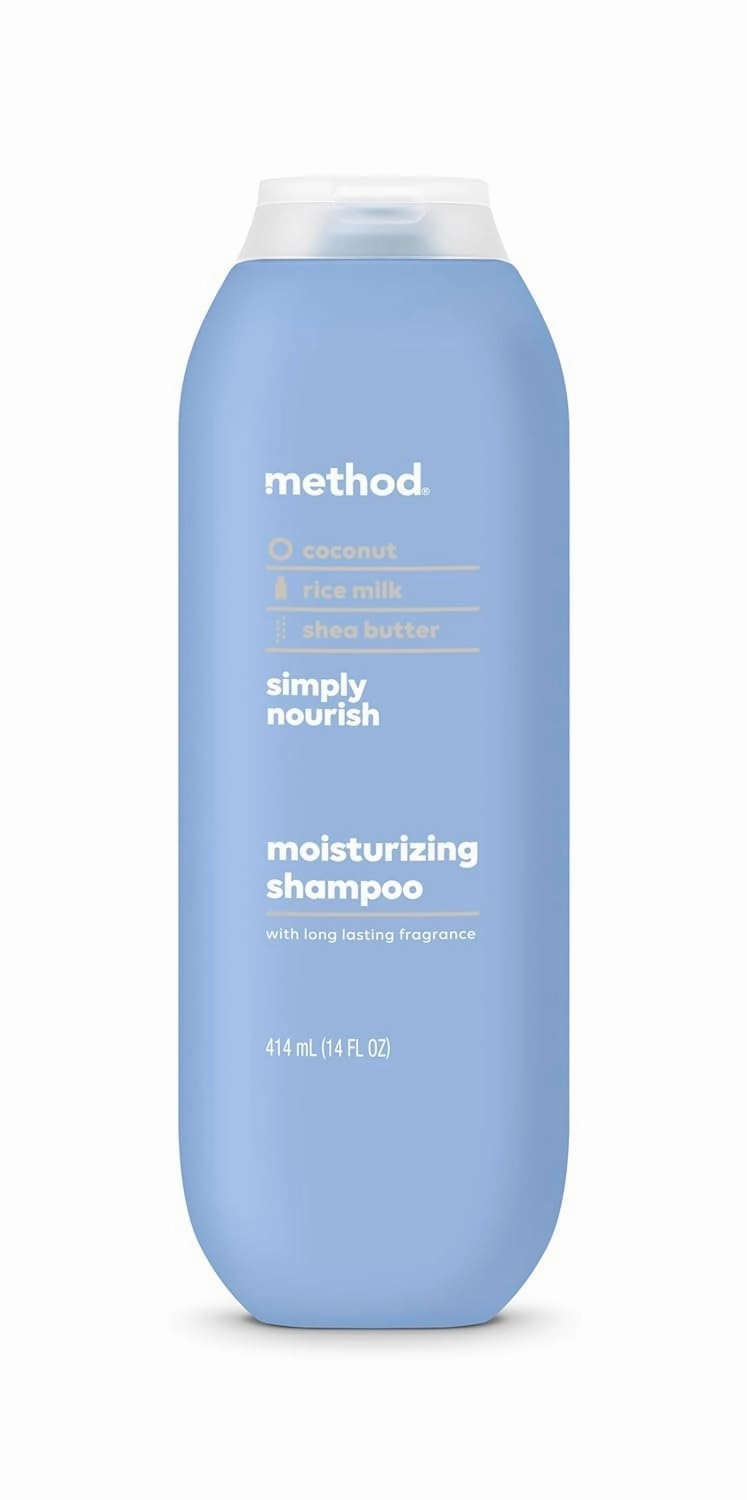 Method Simply Nourish Moisturizing Shampoo and Conditioner, Hydrating Hair Care for Soft, Manageable Hair, 1 CT.