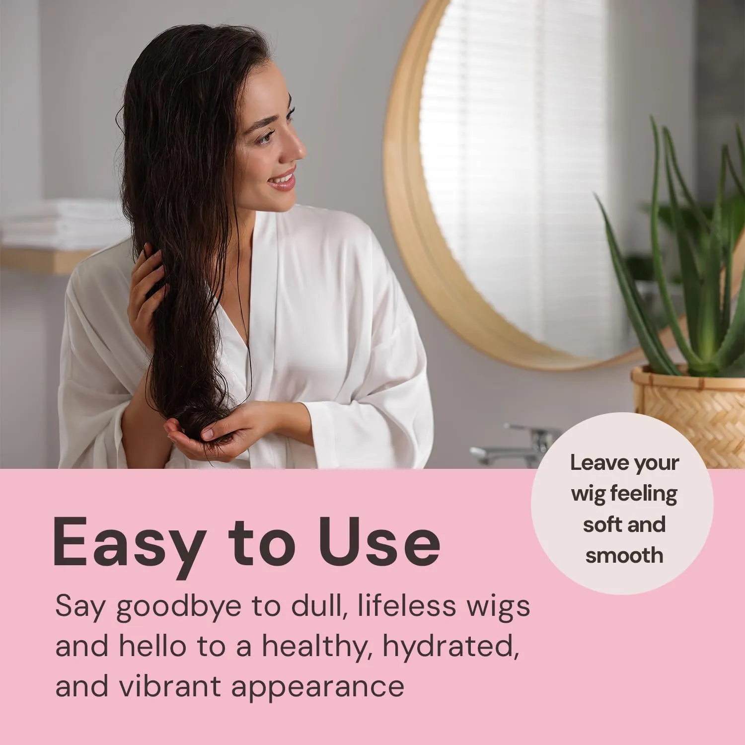 MILANO COLLECTION Essentials Ultra Hydrating Shampoo for Wigs, Wig Care Shampoo for Human Hair Wigs, Toppers, Hair Pieces, & Hair Extensions, Lightweight Nourishing Cleanser, Premium Wig Care Products