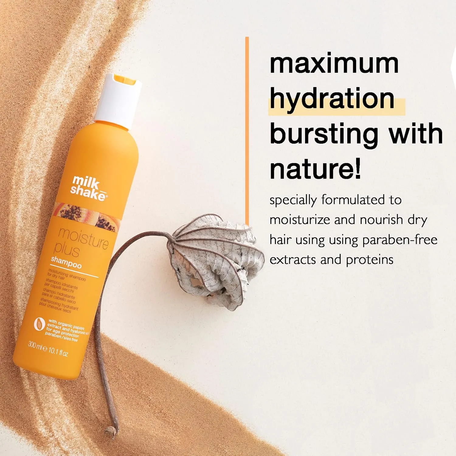 milk_shake Moisture Plus Shampoo, Moisturizing Shampoo for Dry, Dull Hair
