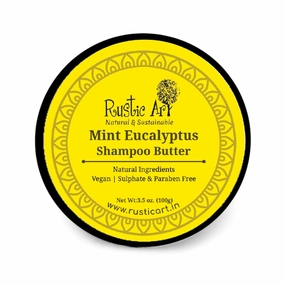 Mint Eucalyptus Shampoo Concentrate | Natural & Organic | Sulphate & Paraben Free | Hydrating & Moisturizing | Lasts 3X Longer than Liquid | 3.5 Oz