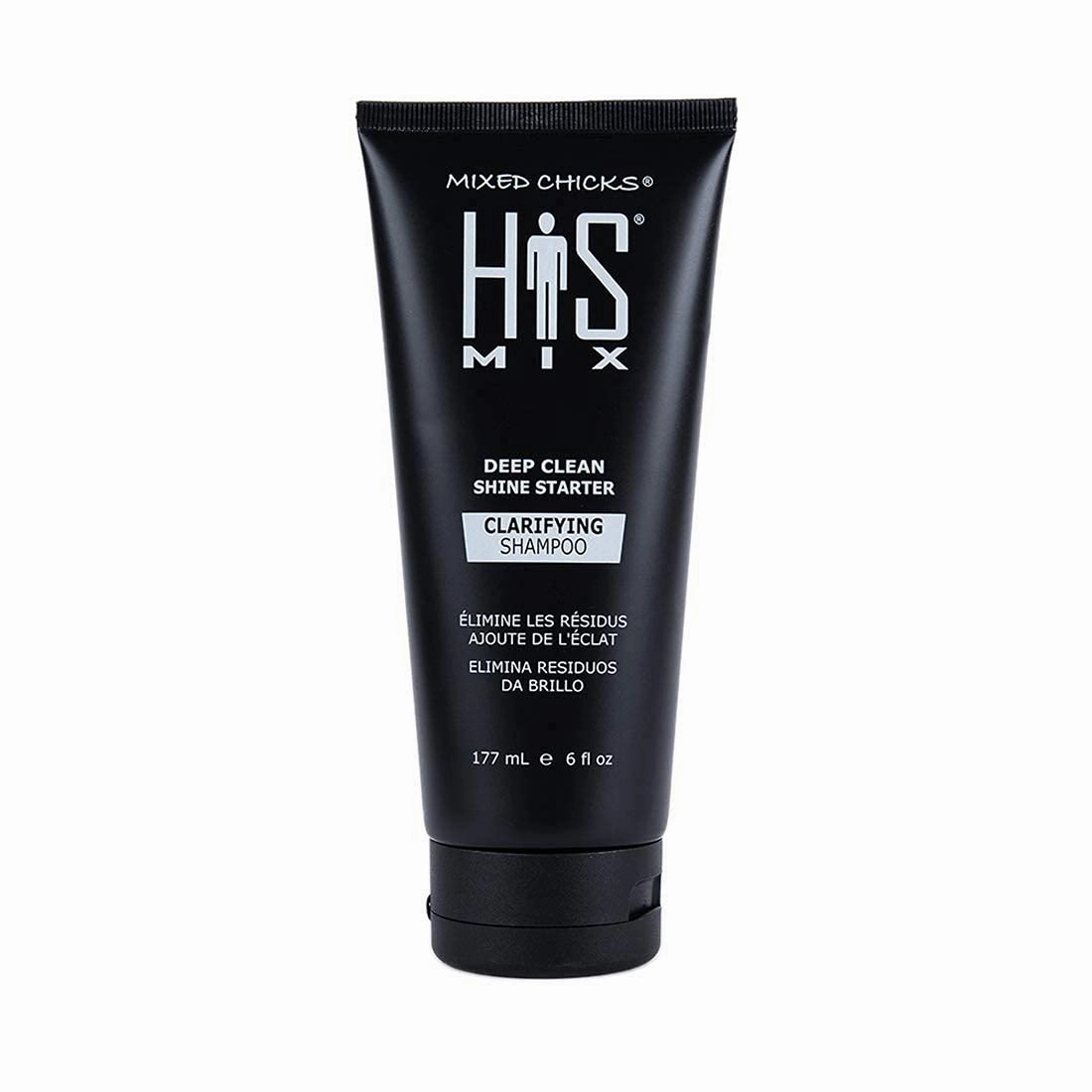 Mixed Chicks His Mix Men's Quad Pack, Clarifying Shampoo, Daily Conditioner, Leave-in Conditioner, Styling Gel, 6 fl.oz. each