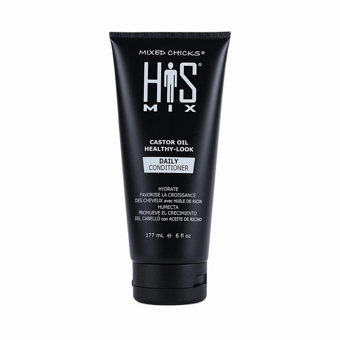 Mixed Chicks His Mix Men's Quad Pack, Clarifying Shampoo, Daily Conditioner, Leave-in Conditioner, Styling Gel, 6 fl.oz. each