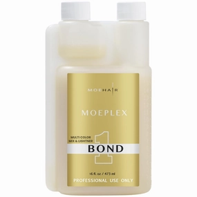 MOEHAIR Moeplex Bond | Hair Bonding Treatment | Color Additive | Deeply Moisturizes, Repairs Damaged Hair | With Sericin, Linseed and Pro-Vitamin B5 (16 Fl. Oz)