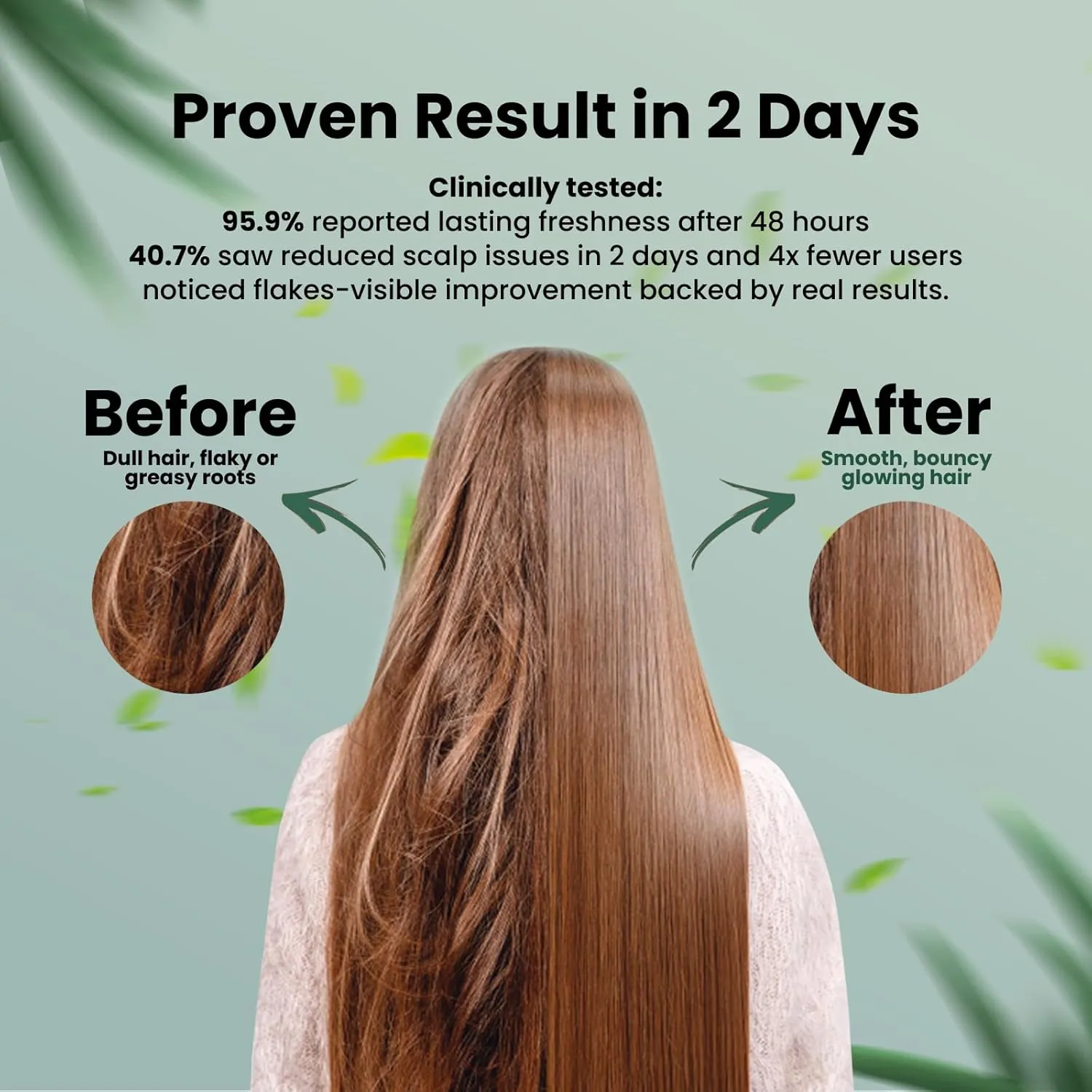Moist Diane Anti Dandruff Shampoo and Conditioner Set for Oily Hair, Keratin Shampoo for Women & Men with Argan Oil, Tea Tree & Mint from Japan, Paraben& Silicone Free, EXTRA FRESH & HYDRATE 30.4Fl Oz