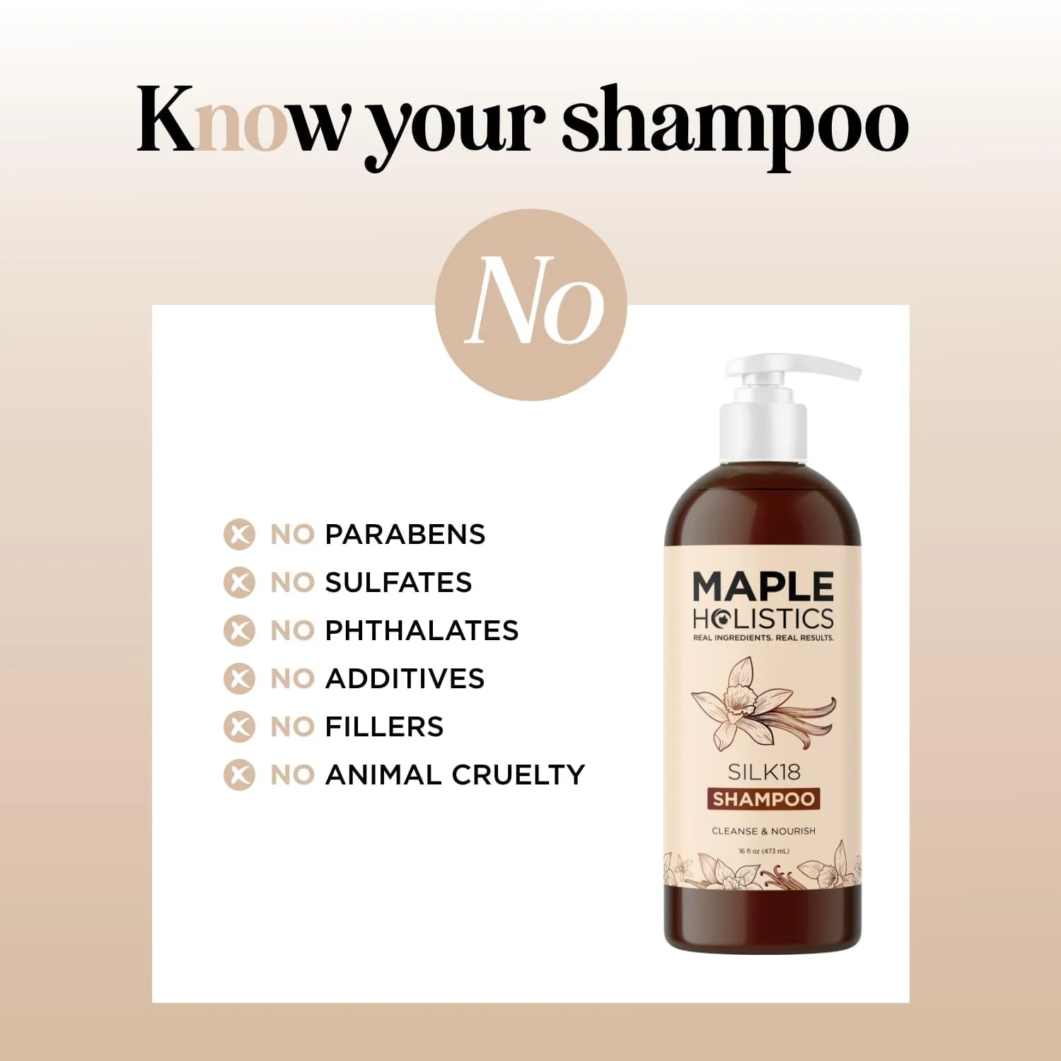 Moisturizing Shampoo for Dry Hair Care - Silk18 Advanced Anti Frizz Ultra Hydrating Shampoo for Color Treated Hair with Silk Amino Acids and Plant Proteins - Sulfate Free Shampoo for Men and Women