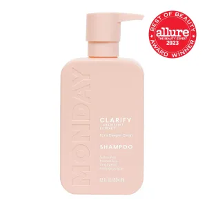 MONDAY HAIRCARE Clarify Shampoo 12oz for Oily Hair, Made with Grapefruit Extract, Coconut Oil and Vitamin E (354ml) (Pack of 2)