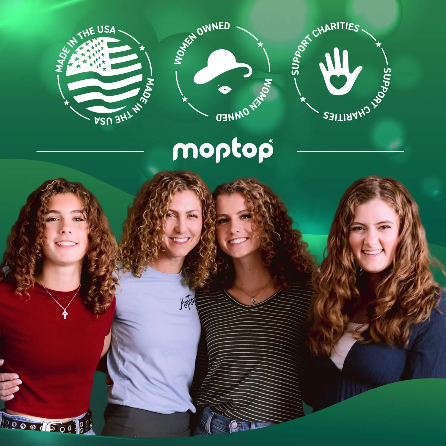 MopTop Salon Gentle Shampoo – Color Safe Salon Quality Hair Cleanser, Improves Moisture & Reduces Frizz, Sulfate & Paraben Free Hair Care for Straight, Wavy, Curly, Coily Hair (Lavender Mint, 12oz)
