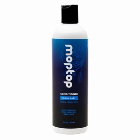 MopTop Salon Daily Conditioner – Color Safe Salon Quality Hair Moisturizer to Restore Dry, Damaged Hair & Reduce Frizz, Sulfate & Paraben Free Hair Care for All Hair Types (Lemon Sage, 12oz)