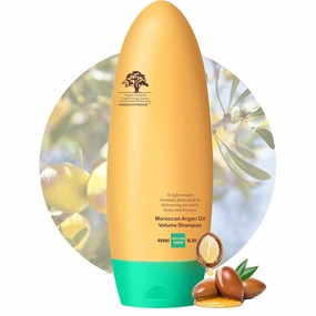 Moroccan Argan Oil Volume Shampoo for Thinning Hair, Men and Women, Dry Damaged Hair, Thickening Shampoo