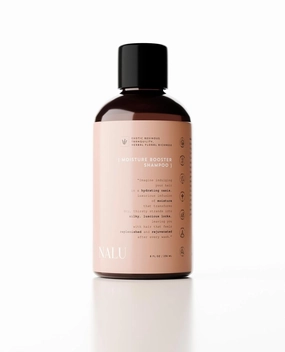 NALU Organic Moisture Booster Shampoo. Ultimate Hydration Indulgence and Deep Moisture. Strenghtens & Prevents Breakage. Powerfull Blend of Organic Essentials. All Hair Types, 8 Fl Oz.