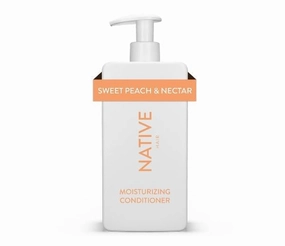 Native Moisturizing Conditioner, Sweet Peach & Nectar, Sulfate & Paraben Free, 16.5 Oz