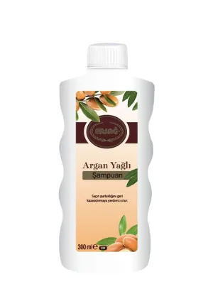 Natural Shampoo from Natural Plant Extracts, Special Product for Hair Cleaning and Care, Halal Certified (300 ml, Argan Oil)