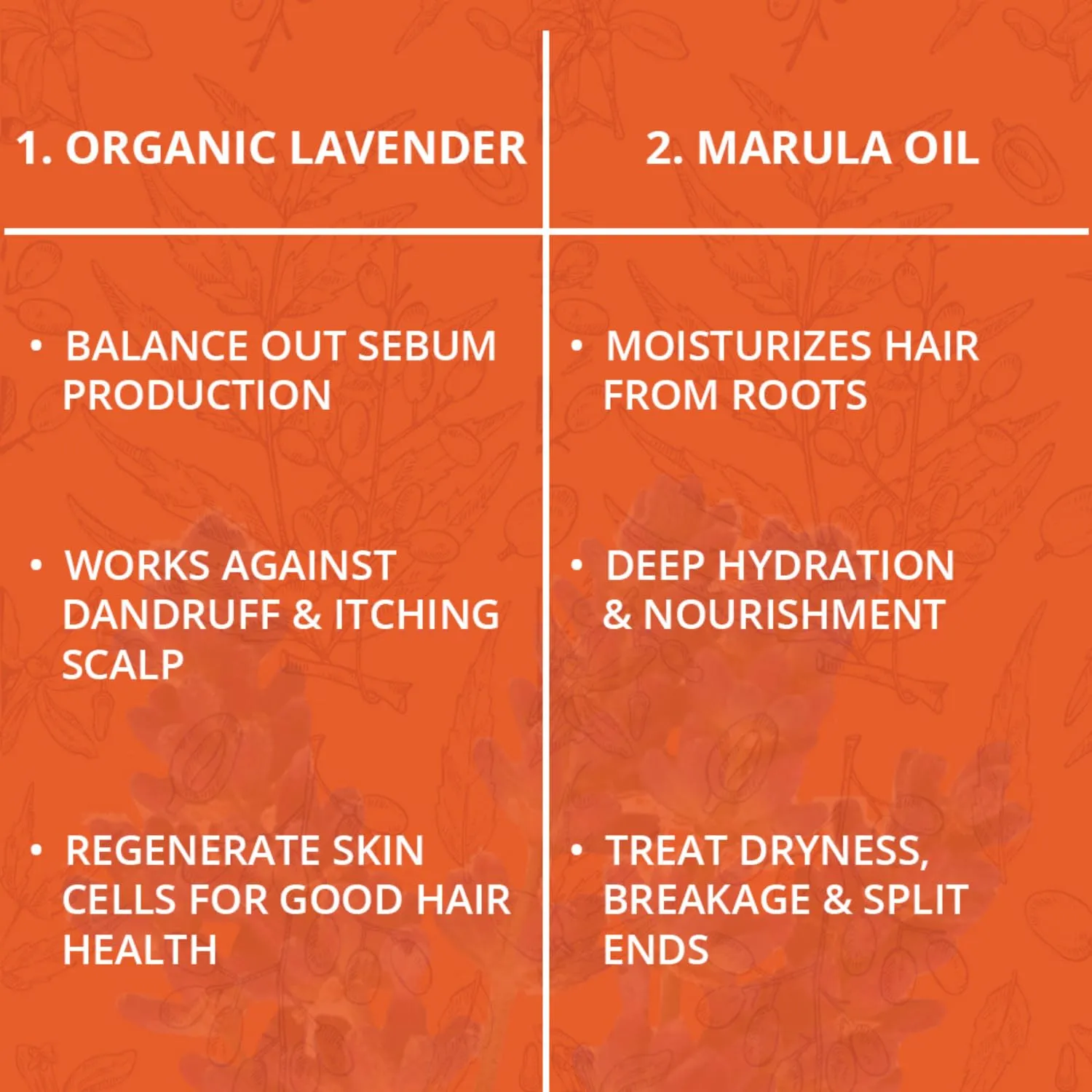 Natural Solution Shampoo with Organic Lavender & Marula Oil, Infused with Himalayan Pink Salt – Soothing, Moisturizing Daily Care for All Hair Types, 17 fl oz