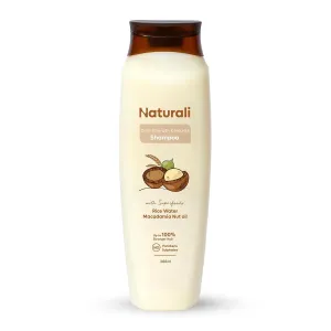 N.a.t.u..r.al.i Rice Water Shampoo for Frizzy and Dry Hair | With Rice Water | Sulphate Free | For Women | Clarifying Shampoo | Paraben Free | 200 ml