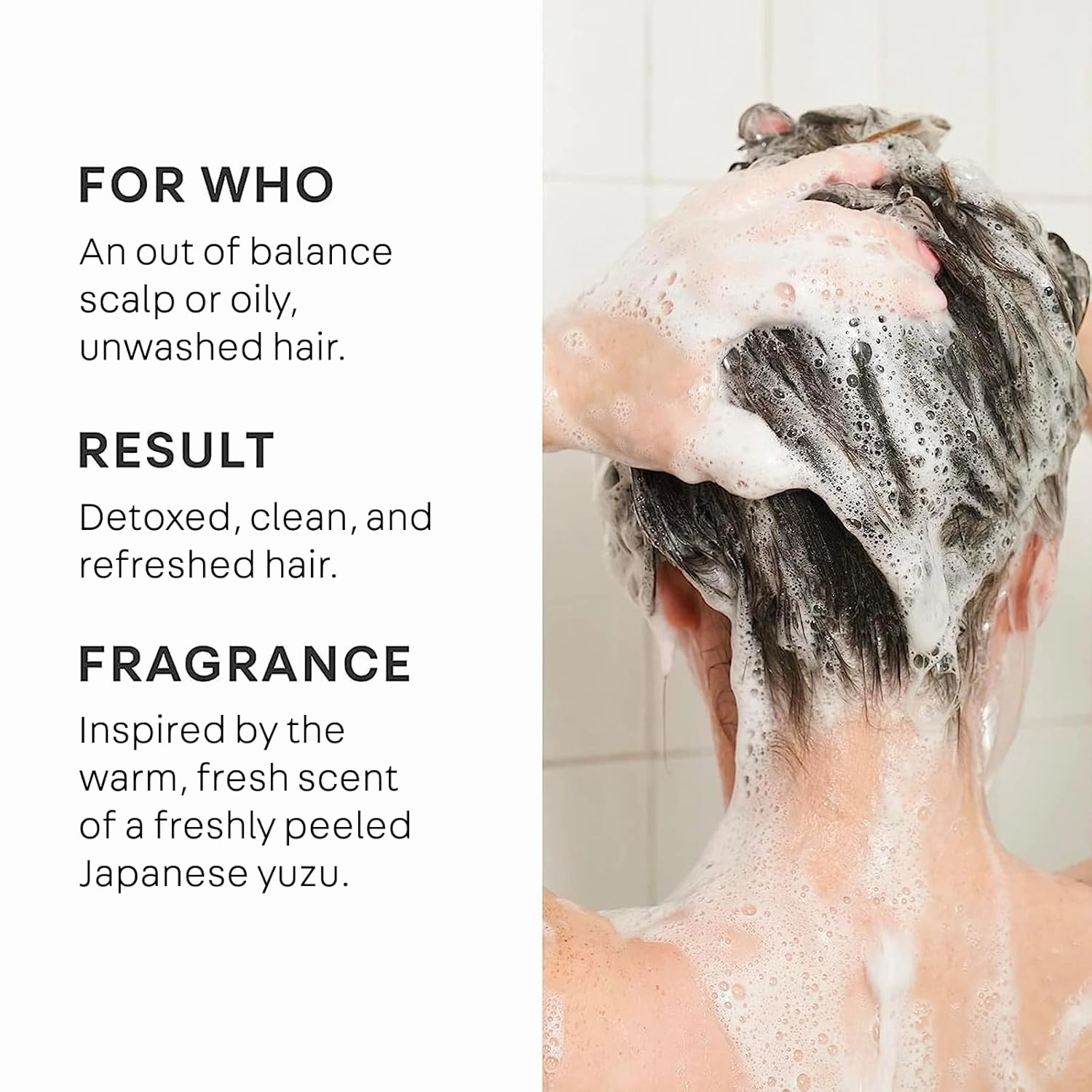 NATURELAB. TOKYO Perfect Clean Clarifying Scalp Scrub LIMITED EDITION: 2-in-1 Shampoo and Scalp Scrub Hair Treatment to Clarify and Remove Product Buildup| Yuzu Scent | 8.1 OZ / 230G