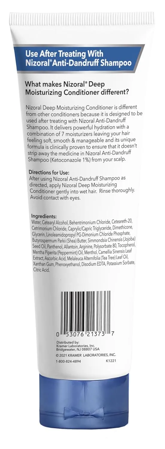 Nizoral Anti-Dandruff Shampoo, 7 Oz   Deep Moisturizing Conditioner, 9.4 Oz Bundle