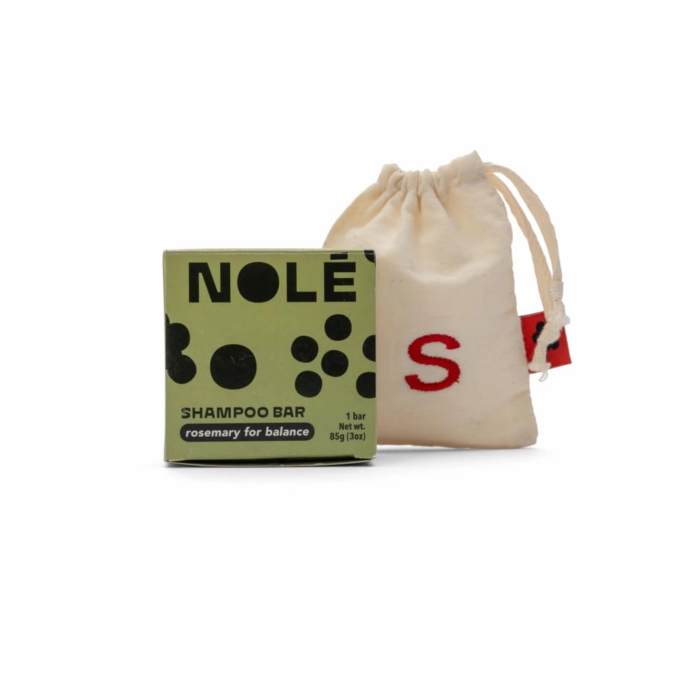NOLE CARE Rosemary Shampoo Bar With Batana Oil 3 Oz   Rescue Bag for Maximizing Your Shampoo and Conditioner Bars