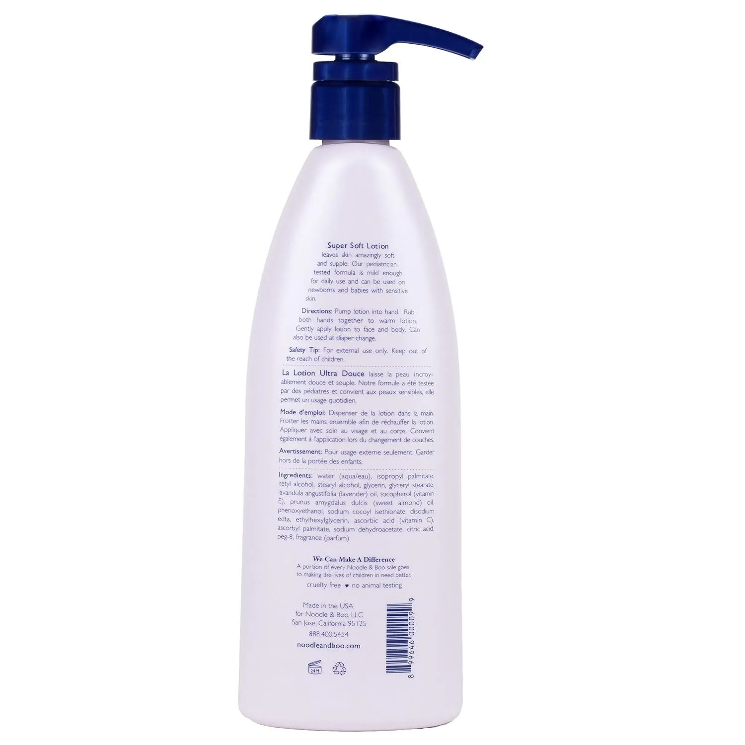 Noodle & Boo Newborn 2-in-1 Baby Shampoo and Body Wash, Tear-Free, Hypoallergenic, Plant-Based Baby Bath Essentials, Moisturizing, pH-Balanced, Vitamin-Enriched, Pediatrician-Tested