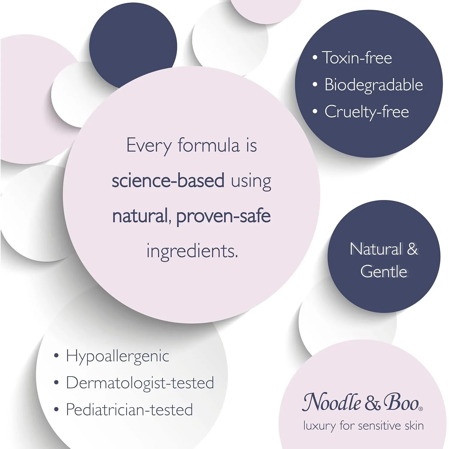 Noodle & Boo Newborn 2-in-1 Baby Shampoo and Body Wash, Tear-Free, Hypoallergenic, Plant-Based Baby Bath Essentials, Moisturizing, pH-Balanced, Vitamin-Enriched, Pediatrician-Tested