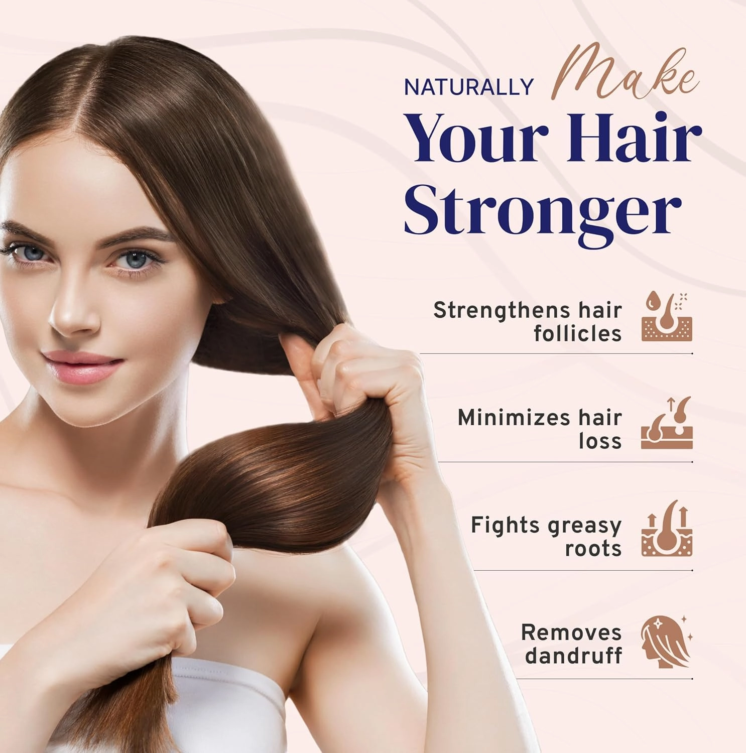Nora Ross Classic Garlic Shampoo - Hair Loss, Growth & Thickening Formula for Normal to Oily Hair, Scalp Cleansing & Anti-Dandruff Shampoo with Rosemary, 32 Oz