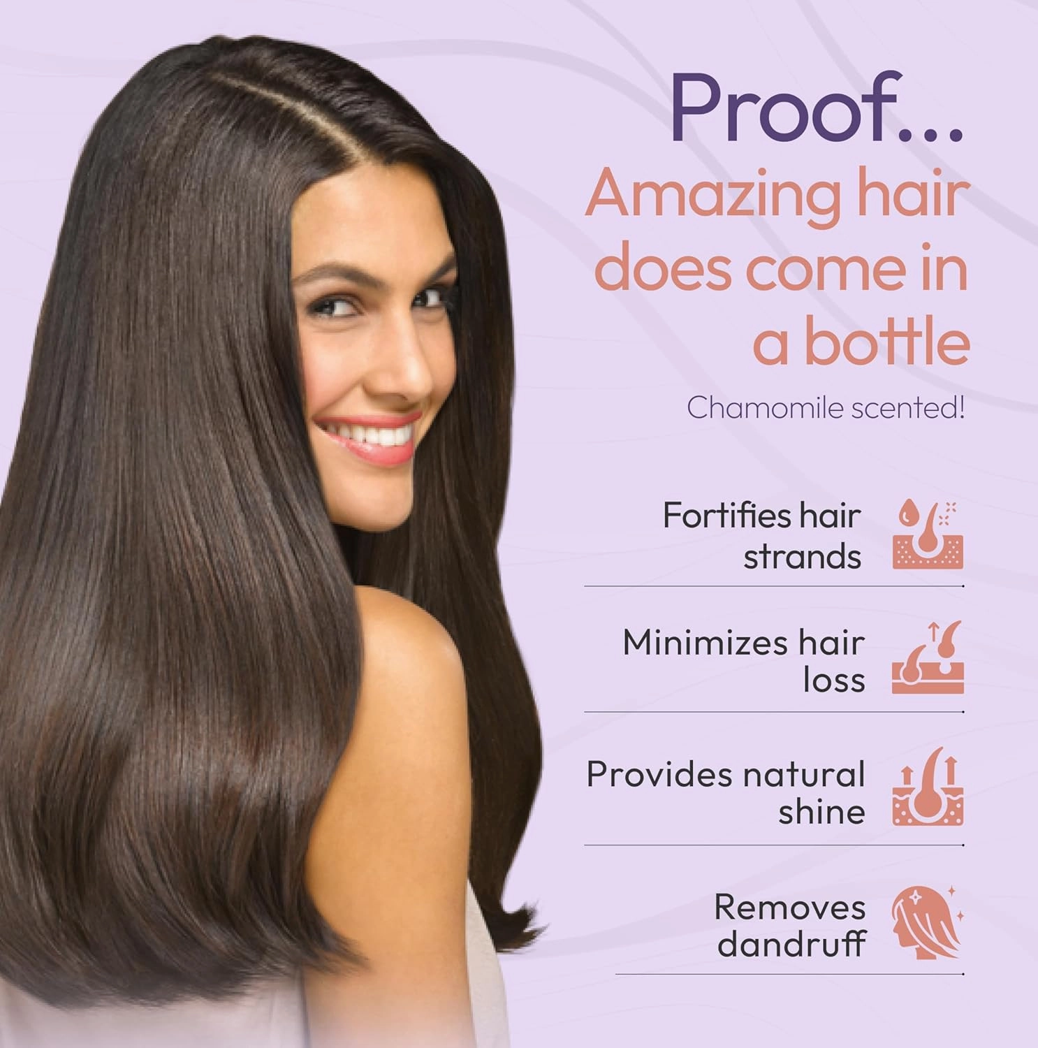 Nora Ross Garlic Shampoo for Oily Hair & Scalp Care, Hair Moisturizing & Deep Cleansing with Chamomile Scent, Clarifying Shampoo with Aloe Vera, Argan Oil & Wheat Amino Acids, 32 Oz