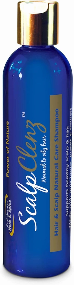 NORTH AMERICAN HERB & SPICE ScalpClenz Shampoo - 8 oz. - Moisturizes & Supports Healthy Scalp & Hair - No Petrochemicals, Dyes, or Sulfates - Non-GMO