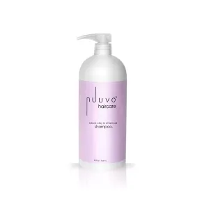 Nuuvo Haircare Black Clay & Charcoal Detox Shampoo - 32oz, Clarifying Shampoo, Cleanses Hair, Removes Product Build Up, Soothes Scalp Irritation & Dandruff, Salon-Quality, Use on All Hair Types