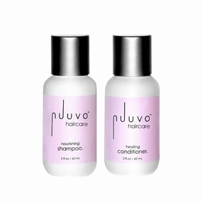 Nuuvo Haircare Shampoo & Conditioner Set – 4 oz, Sulfate-free Shampoo & Conditioner, Plant Derived Cleanser & Hydrating Conditioner, Rebuilds Damaged Hair, Suitable for all Hair Types
