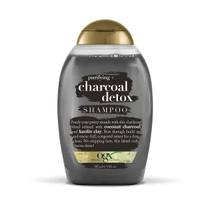 OGX Purifying   Charcoal Detox Shampoo for Buildup Removal and Light Nourishment, No Sulfates, 13 fl oz
