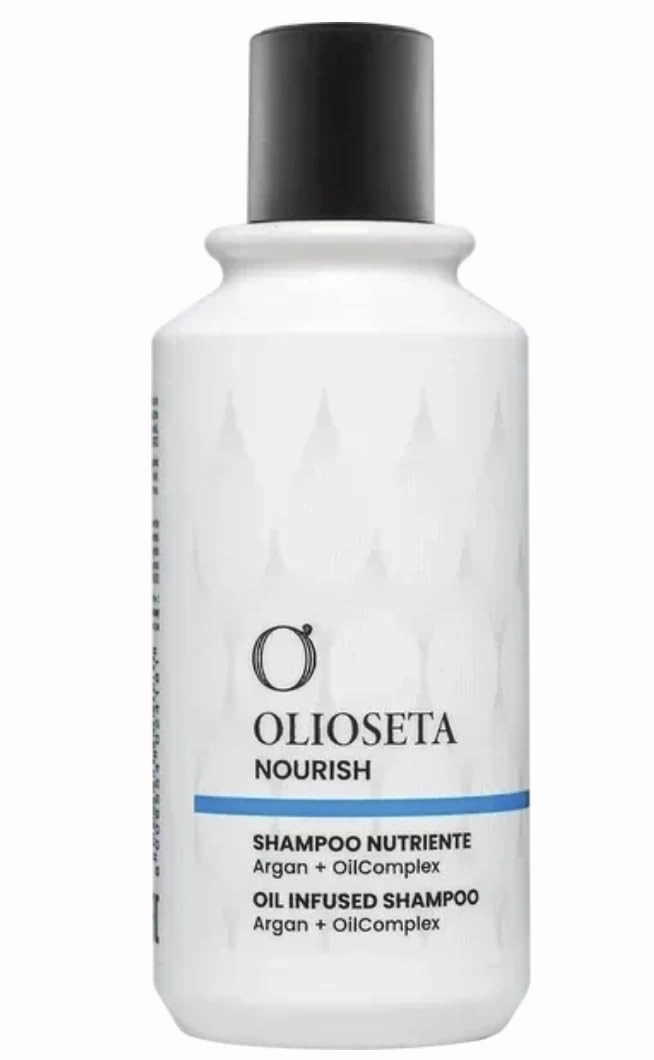 Olioseta Nourish Ultra-Nourishing Shampoo With Organic Argan Oil Gently Cleanses Hydrates Dry Damaged Hair 250 ml/8.4 fl.oz.