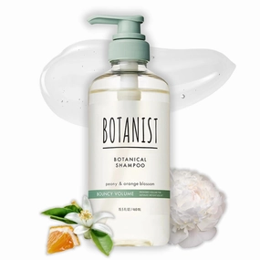 Organic Shampoo for Fine & Thinning Hair Women & Men, Natural Shampoo w/Macadamia Nut Oil & Chamomile Extract from Japan, Silicone & Sulfate Free, PEONY & ORANGE BLOSSOM, 15.5 Fl Oz