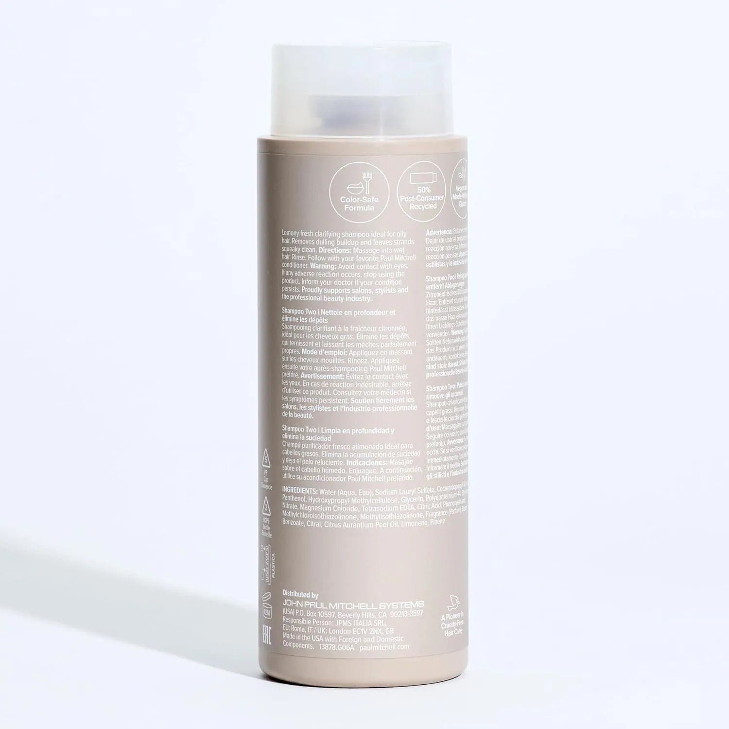 Paul Mitchell Shampoo Two, Clarifying Shampoo, Deep Cleanses   Removes Buildup, For All Hair Types, Especially Oily Hair