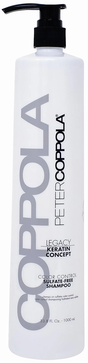 Peter Coppola Color Control Shampoo - A Sulphate Free, Keratin Safe, Color Safe, Gentle Cleansing Shampoo 33.8 oz. For Daily Use.