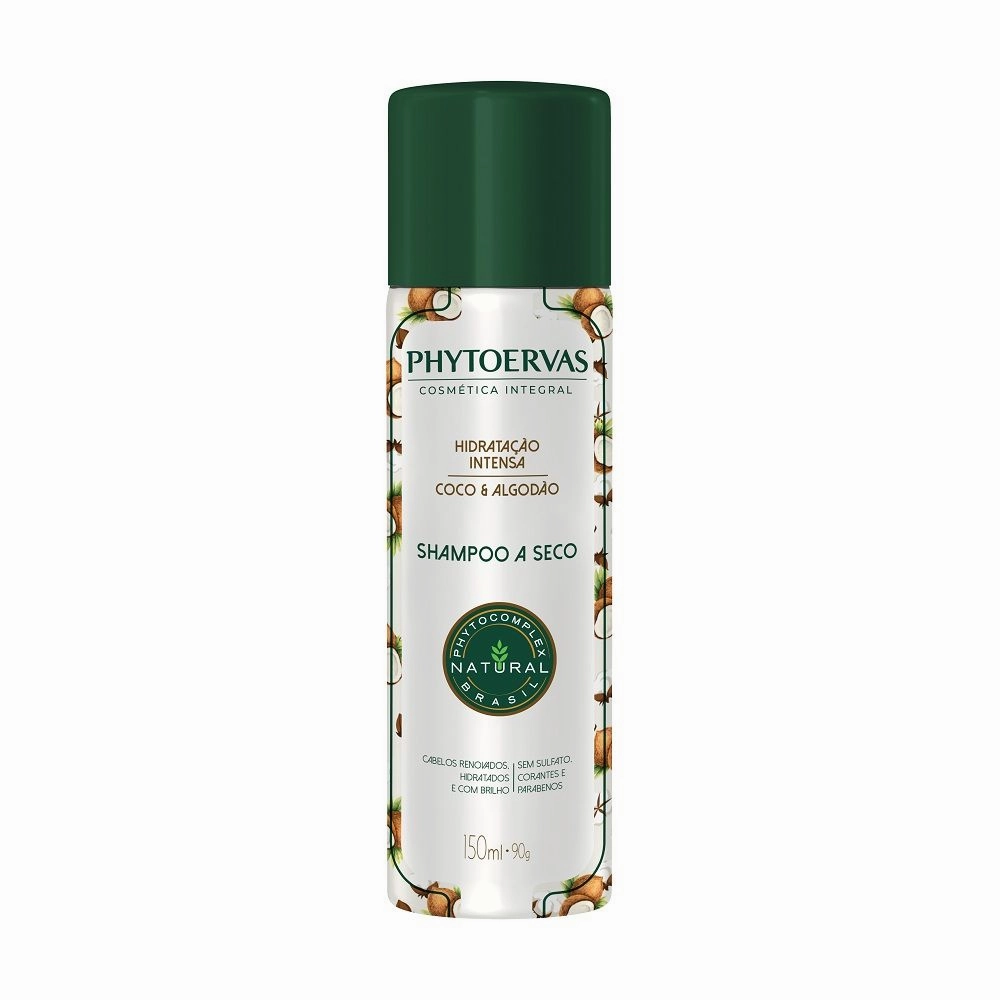 Phytoervas Dry Shampoo Hydration Intense Coconut and Cotton 150ml