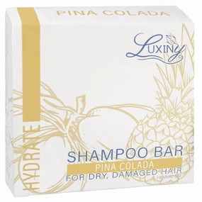 Pina Colada Shampoo Bar for Dry & Damaged Hair – Vegan, Sulfate-Free, Moisturizing & Nourishing – Best for Curly & Frizzy Hair – Made in the USA, Up to 60 Washes, Ideal Travel Shampoo