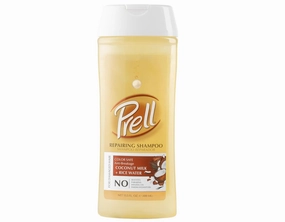 Prell Coconut Milk   Rice Water Color Safe Anti-Breakage Repairing Shampoo for Damaged Hair, 13.5 fl.oz (Pack of 2)