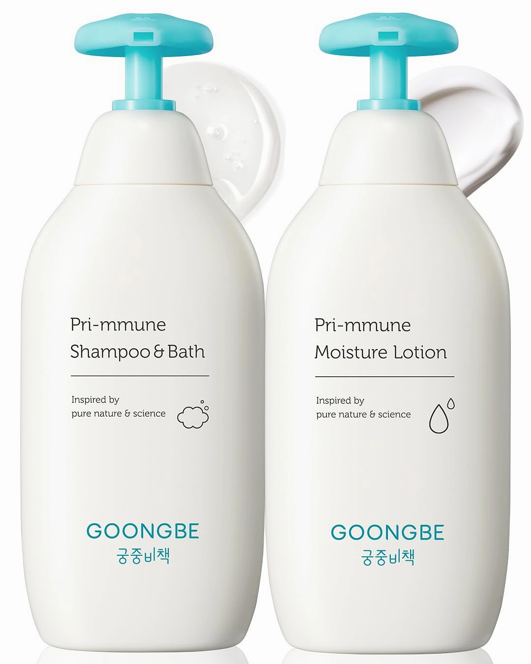 Pri-mmune Shampoo Bath & Moisture Lotion - Korean Baby Cleanser and Body Lotion - Hypoallergenic Moisturizing & Calming Daily Skincare - Gentle Cleanse, Naturally Derived, 11.8 oz.