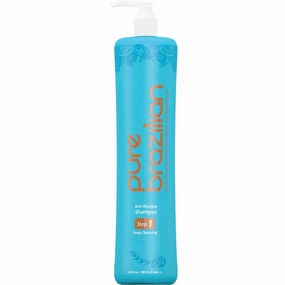 Pure Brazilian Step 1 Deep Cleansing Anti-Residue Clarifying Shampoo / 33.8 fl. oz. - 1 Liter