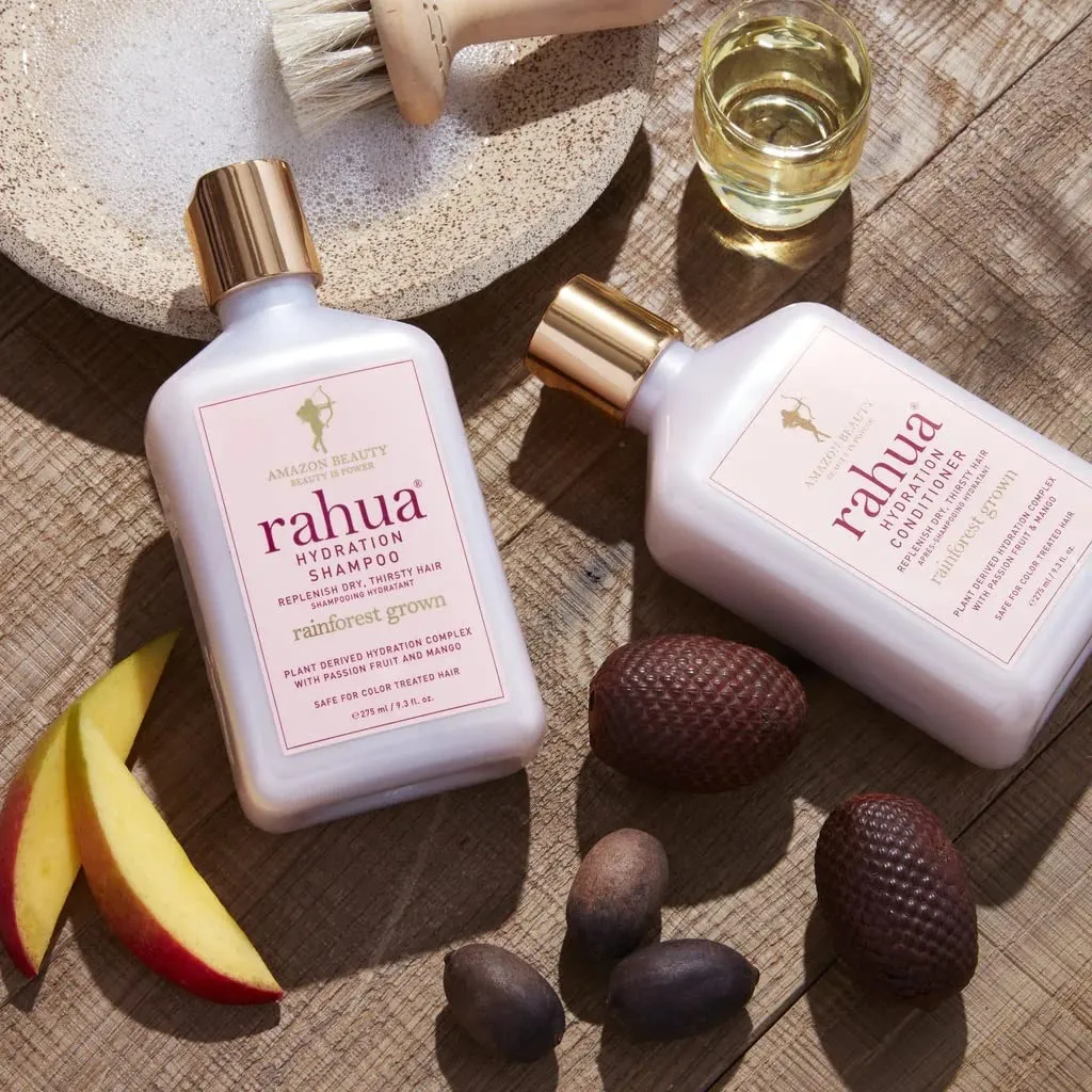 Rahua Hydration Shampoo Refill, 9.5 Fl Oz, Organic Hydrating Moisturizing Sulfate Free Shampoo, Dry Hair, Natural Plant Based Derived Ingredients, Mango, Passion Fruit, Hair Care for Frizz, Scalp Care