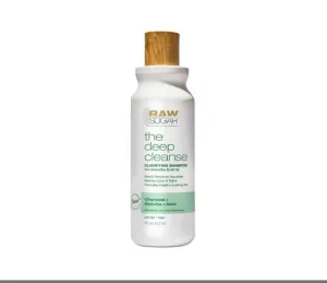 RAW~Sugar The Deep Cleanse Clarifying Shampoo, Charcoal   Matcha   Aloe, 18 fl oz (pack of 1)