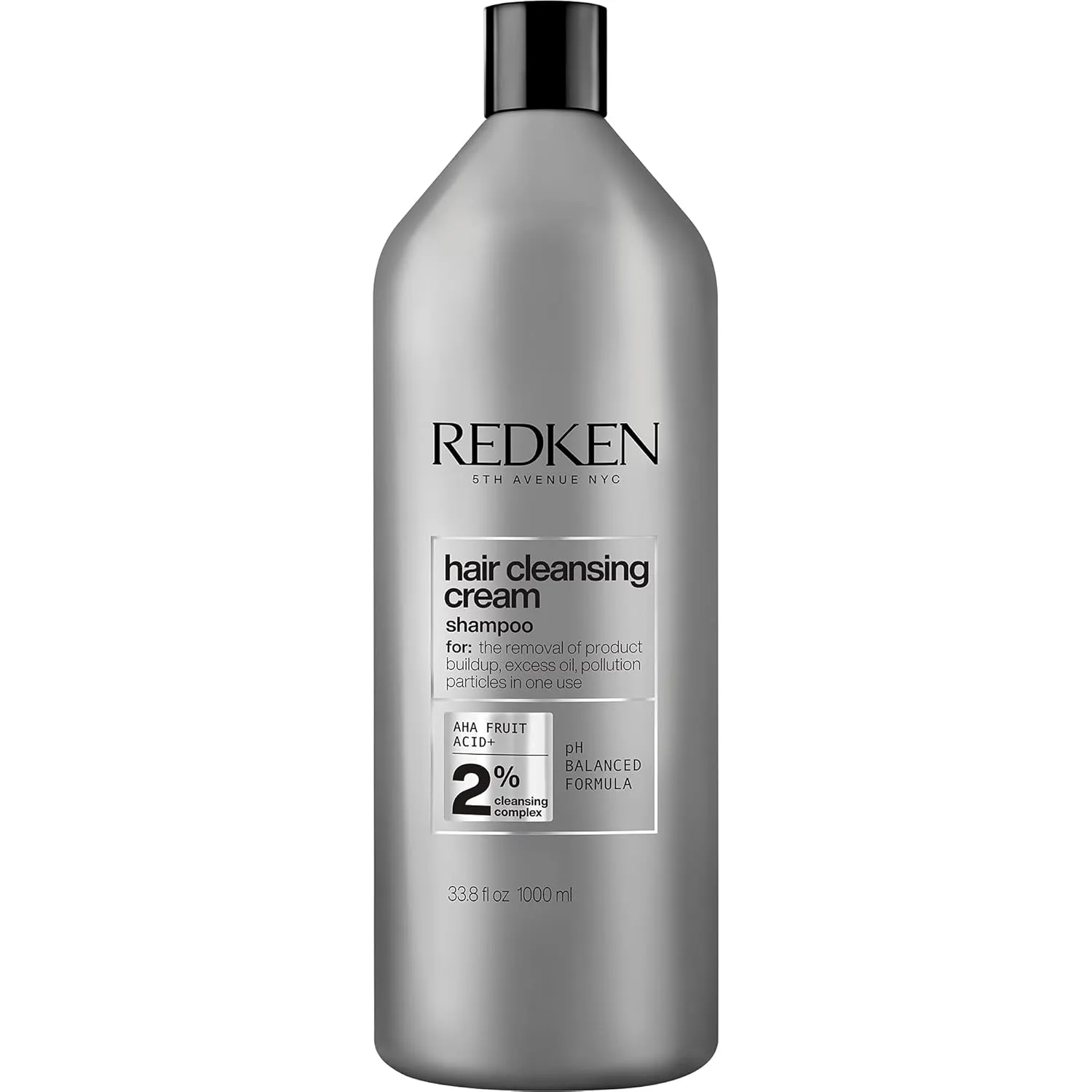 Redken Detox Hair Cleansing Cream Clarifying Shampoo For All Hair Types - Removes Buildup and Strengthens Hair Cuticle