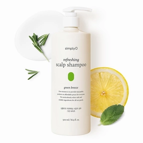 Refreshing Scalp Shampoo | Biotin & Panthenol I Dry, Itchy Scalp | Paraben-Free, Sulfate-Free I Green Breeze I 16.9 fl. oz