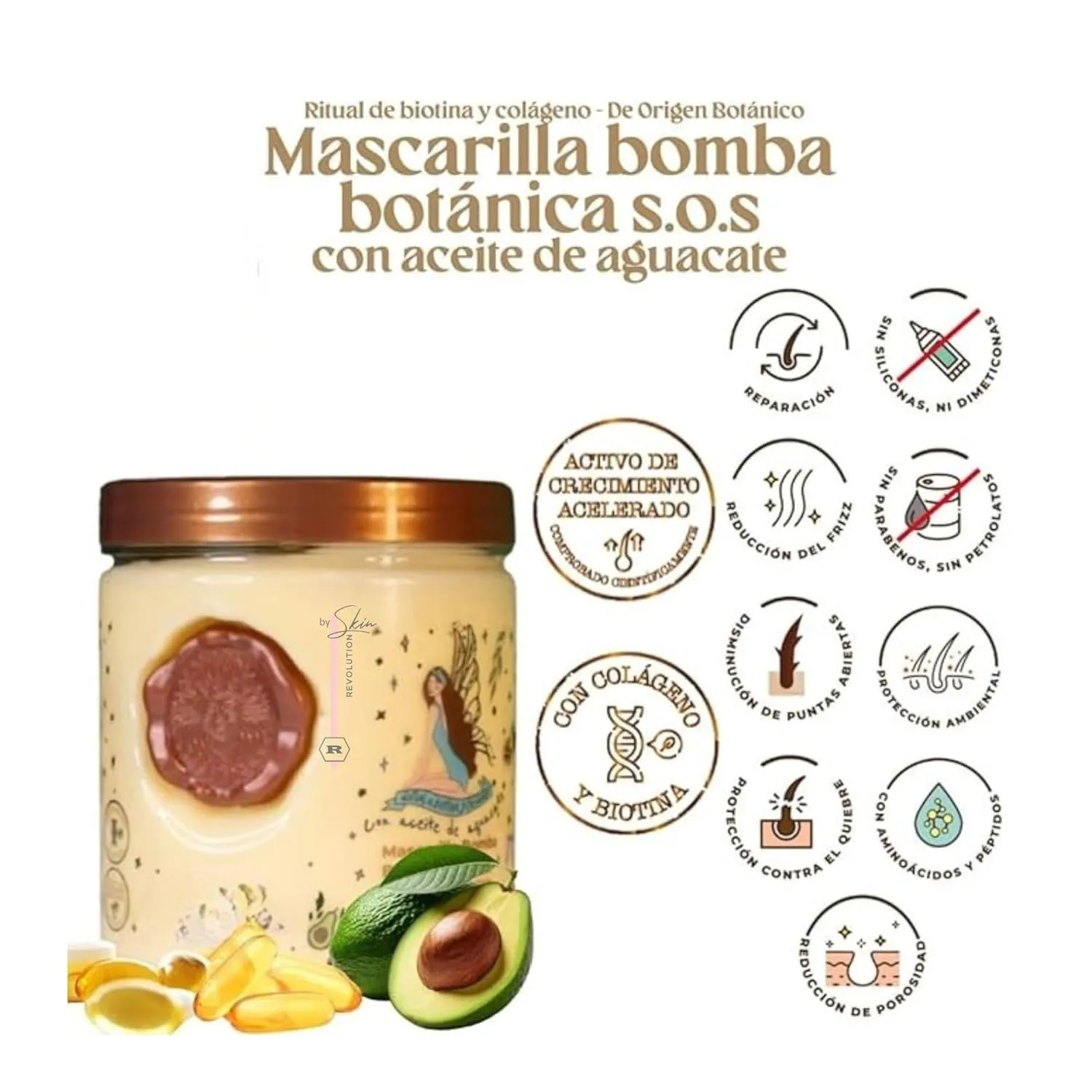 Ritual Botánico Keratina Orgánica | Treatment to Straighten, Repair and Relax Hair | All Natural, Organic & Vegan Ingredients | Product of Colombia | 4 Piece Kit