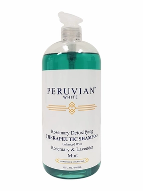 Rosemary Detoxifying Therapeutic Shampoo Enhanced with Rosemary & Lavender Mint (32 oz.)
