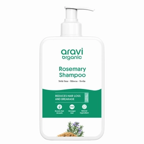 Rosemary Hair Growth Shampoo - Enriched with Rosemary, Methi Dana & Hibiscus - For All Hair Types - For Men & Women - Sulfate & Paraben Free 6.7 FL Oz / 200 ml