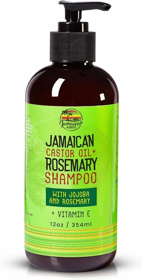 Rosemary Shampoo for Hair Strengthening - 12 oz / 340ml - Moisturizing, Strengthening Shampoo, Promoting Nourishment & Hydration for Hair with Castor Oil and Jojoba Oil