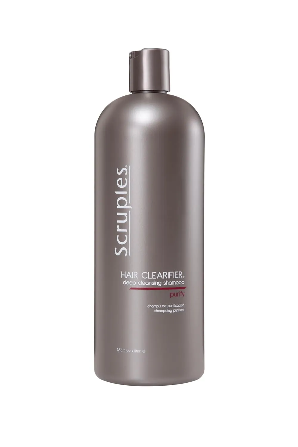 Scruples Hair Clearifier Shampoo - Professional Grade Deep Cleansing Shampoo - Clarifying Agents Remove Metals, Minerals and Chlorine - Detox and Vitality Boosting for All Hair Types (33.8 oz)
