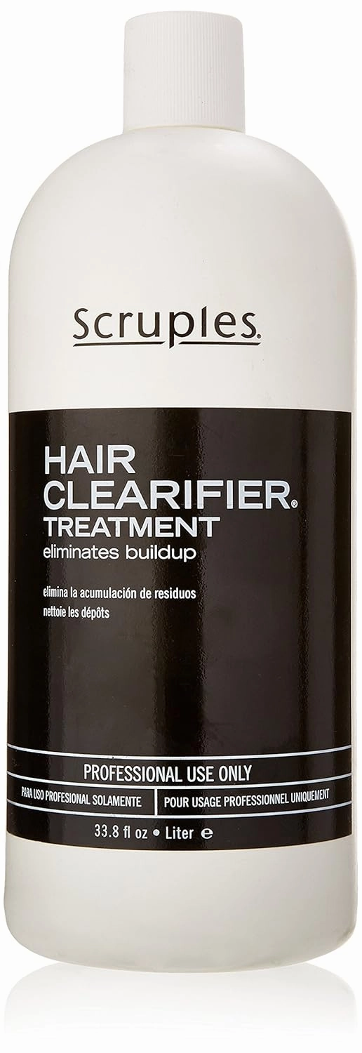 Scruples Hair Clearifier Treatment - Deep Cleansing Hair Treatment for Product Build Up, Dirt, Oils, and Chemicals - Hair Detox   Scalp Build Up Cleanser for All Hair Types (33.8 oz)