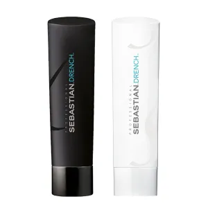 Sebastian Professional Drench Shampoo & Conditioner, Deep Moisturizing, For Chemically Treated Hair, Bundle Set, 8.4 fl oz,